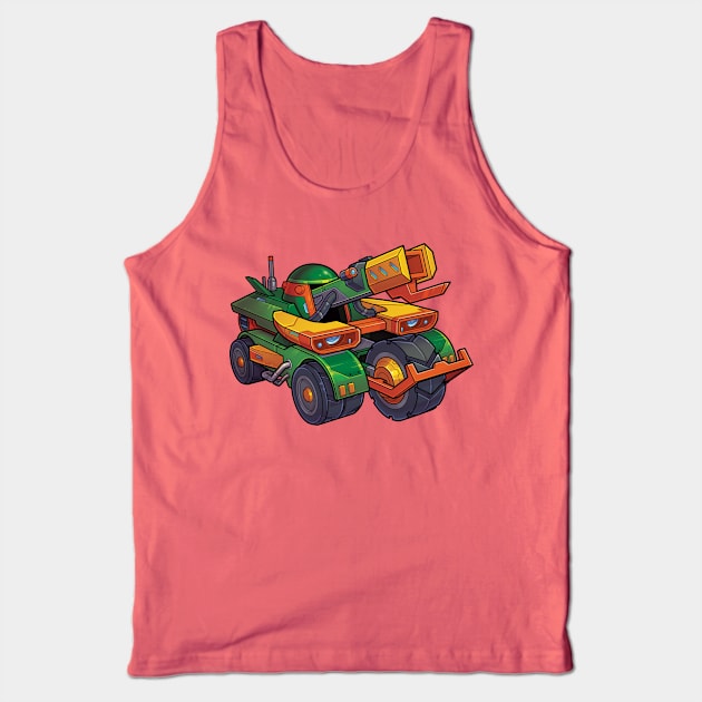 Micro Bots - Brains Tank Top by Prometheus Game Labs